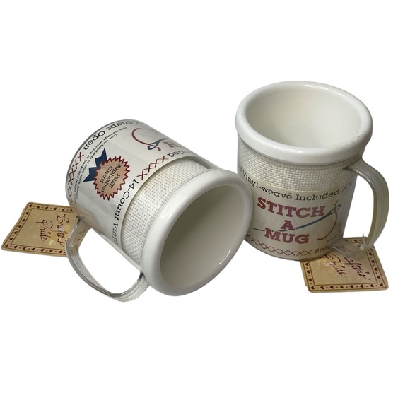 crafters pride Other - 9A* Stich A Mug cross stich coffee mug of 2 hand made gift set with instructions